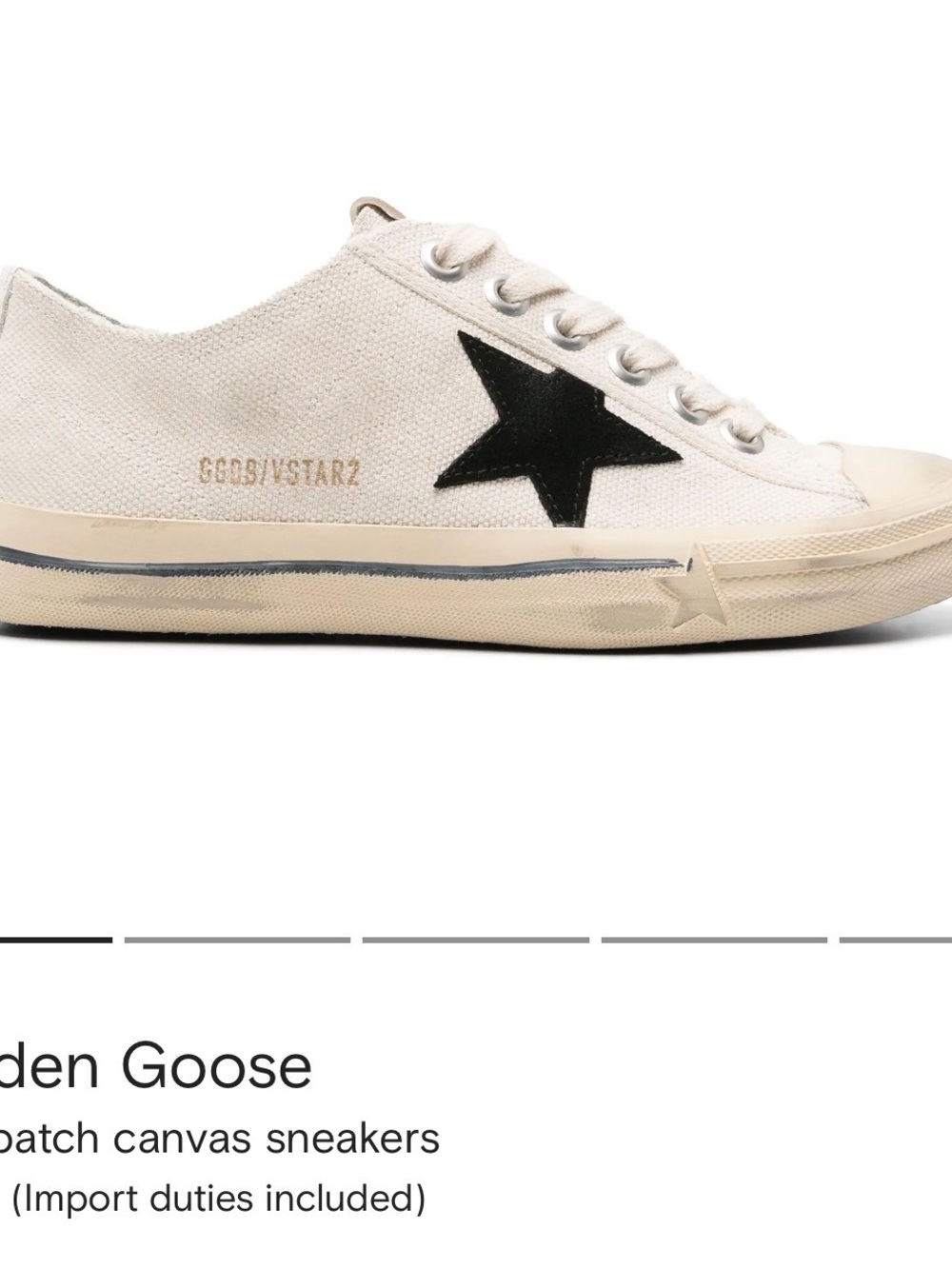 Golden Goose Canvas Sneakers – Size 39 EU - Only used once - Picture 13 of 13